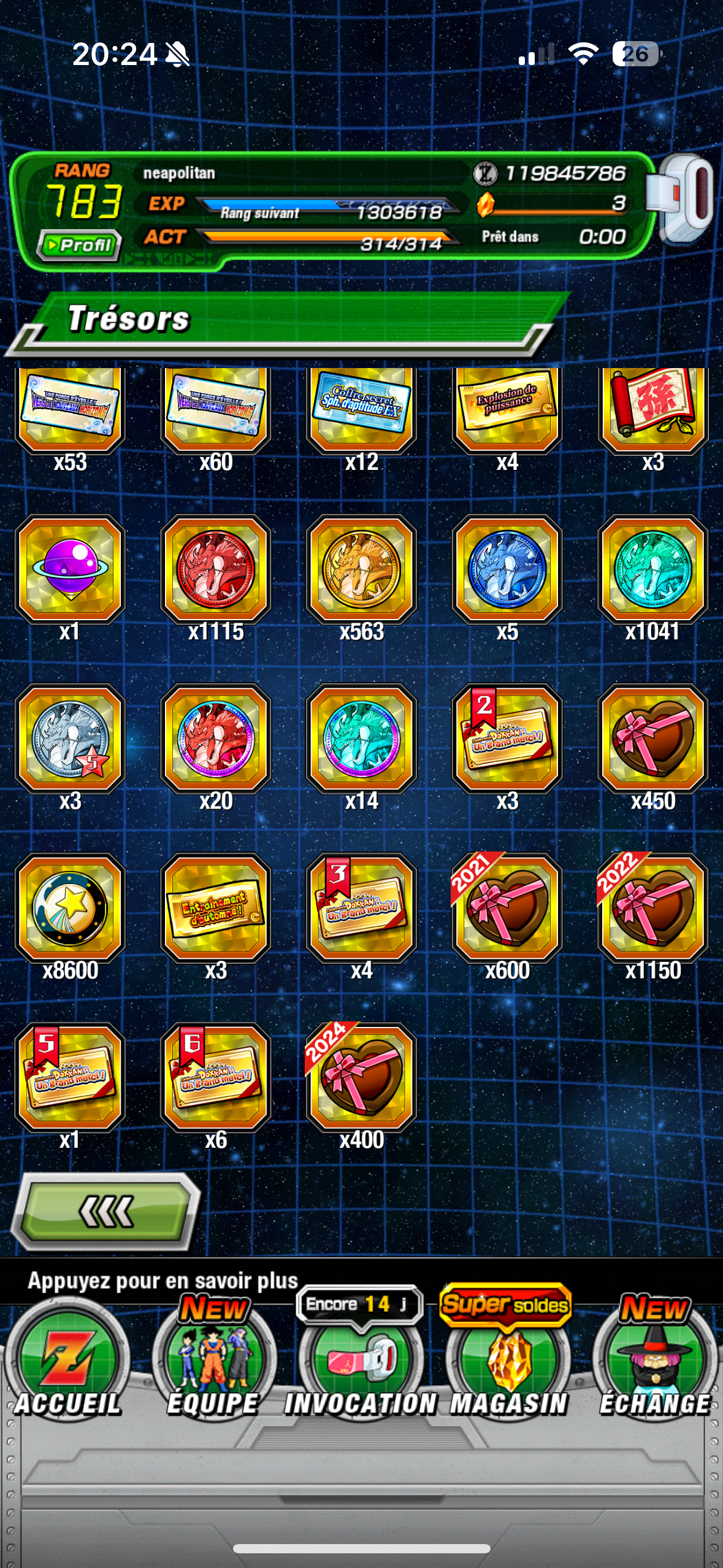 WHALE LV 783 + 127 LRs + NEW BROLY + NEW GOHAN + NEW GOKU