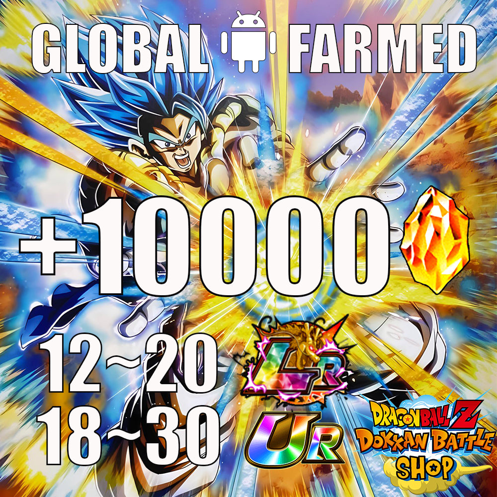 🔥 Dokkan Battle Global Account +10000 Stones | Android 🔥